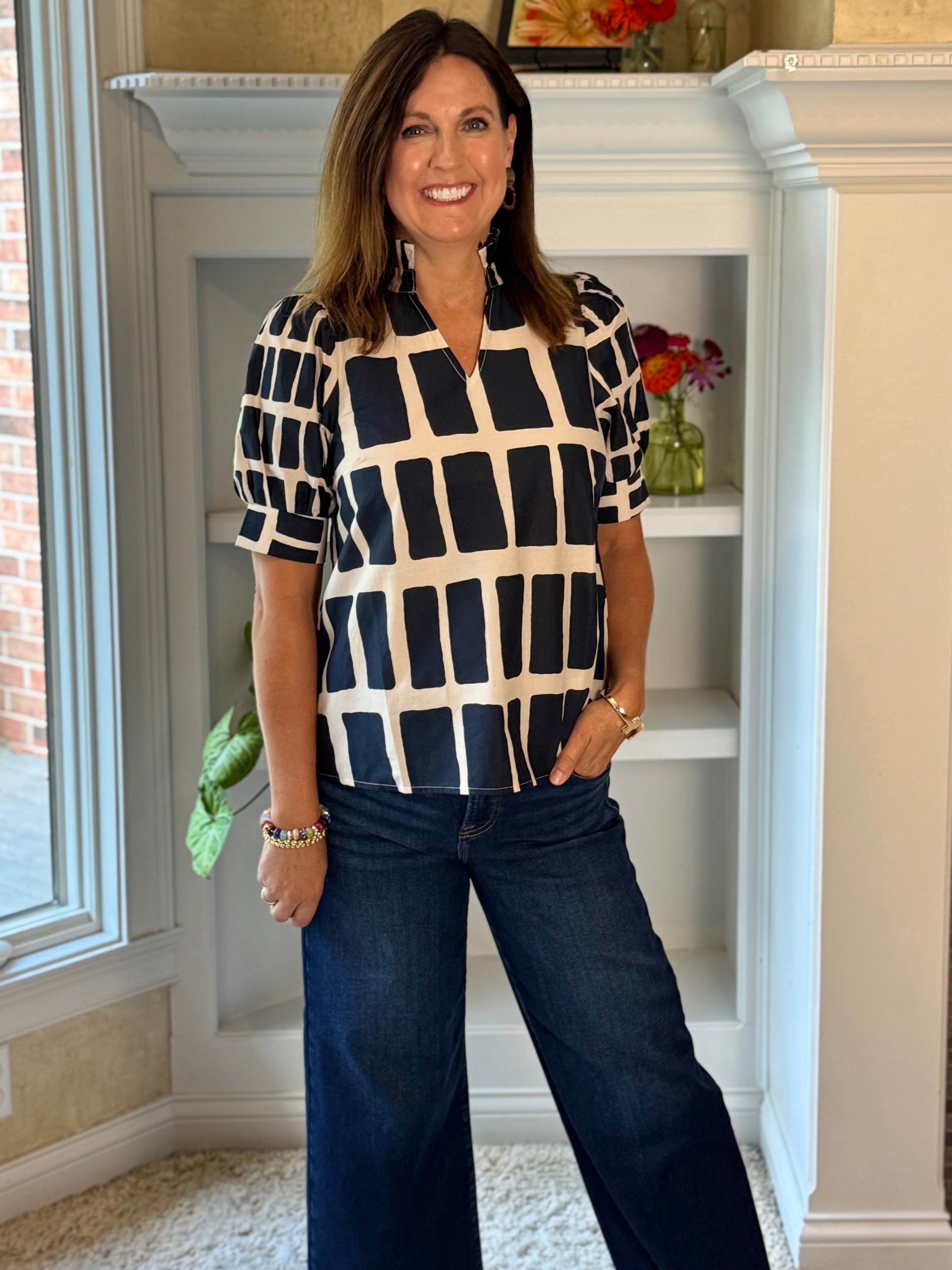 Bold Lines Top