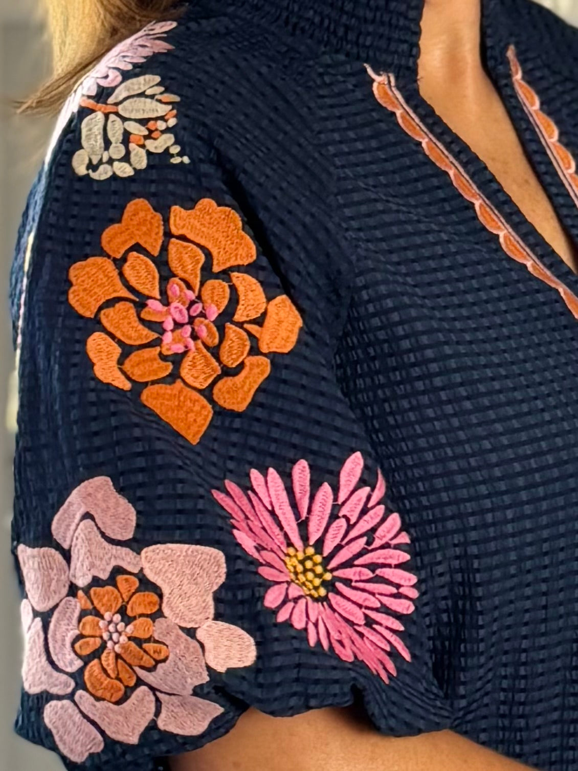 THML Showstopper Embroidered Top