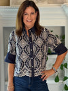 Moroccan Nights Embroidered Top
