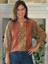Autumn Medley Print Top