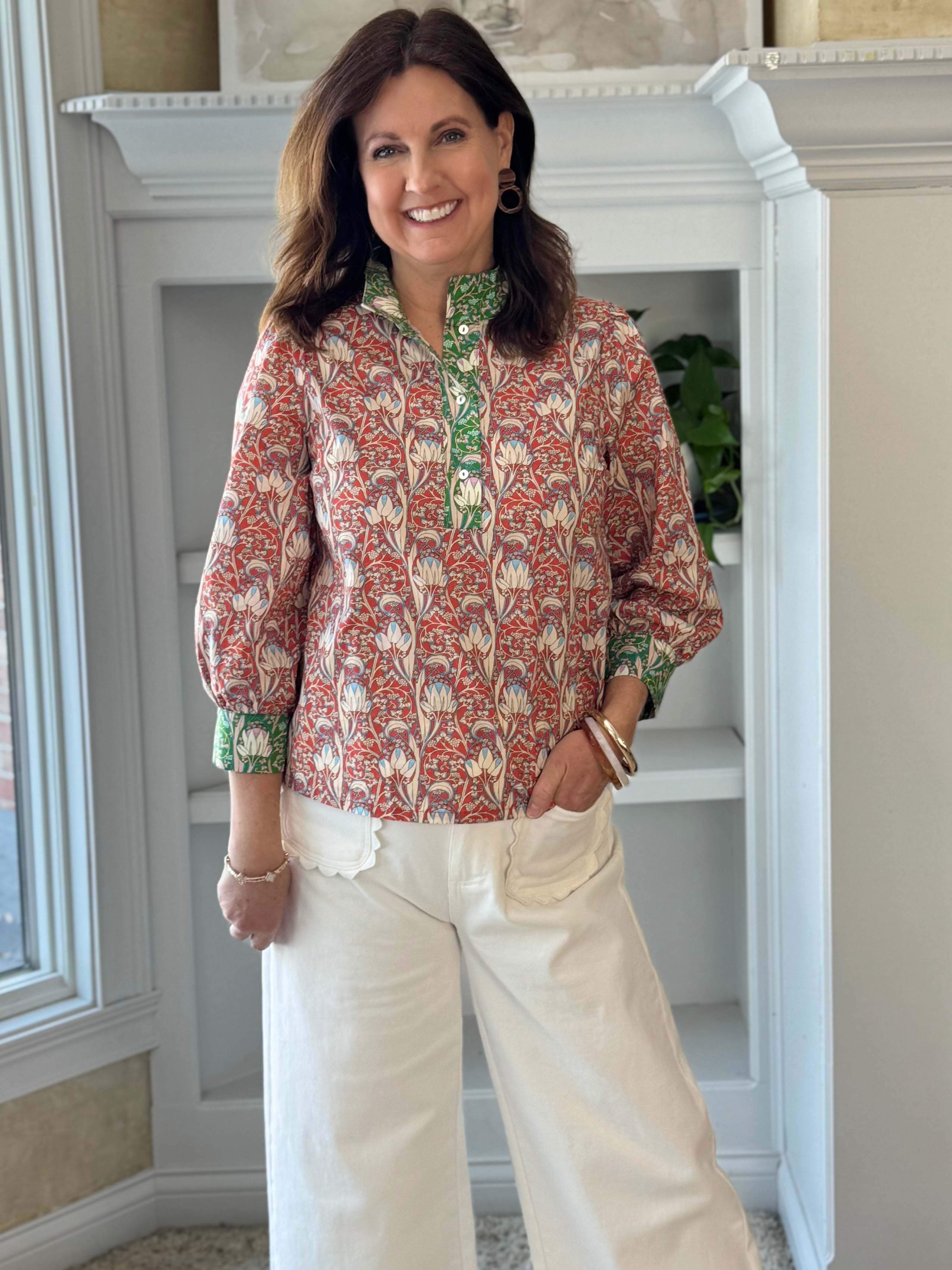 Timeless Floral Print Blouse
