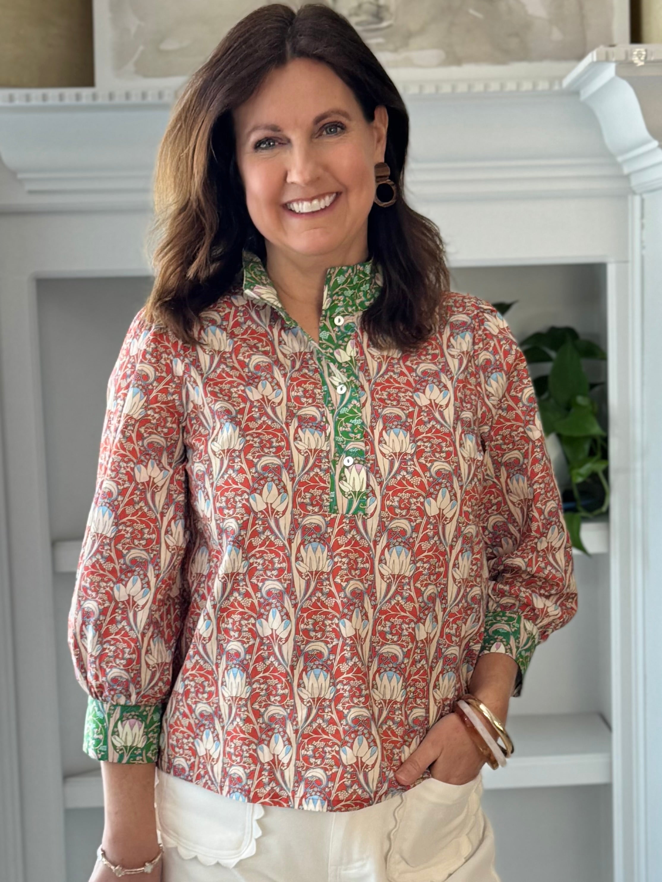 Timeless Floral Print Blouse