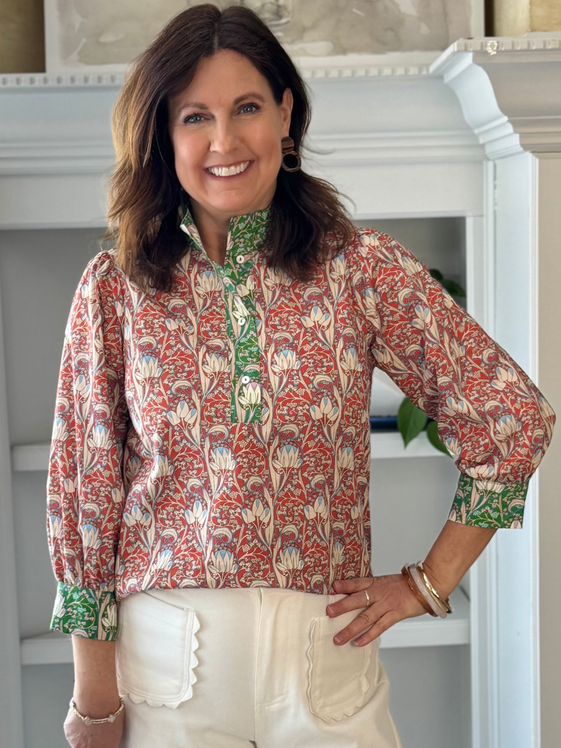 Timeless Floral Print Blouse