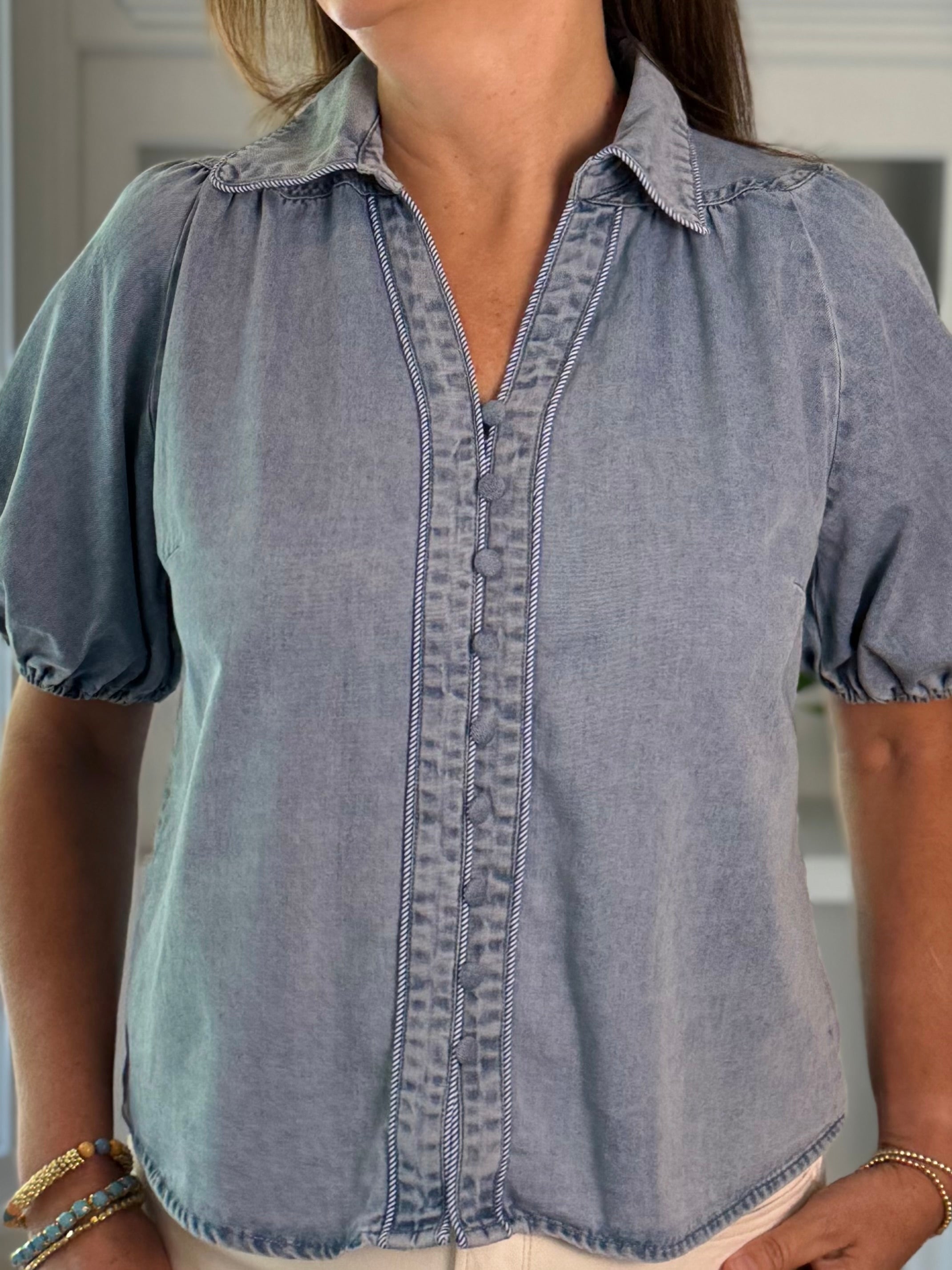 Darling Denim Top