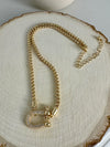 Pave Bit Necklace