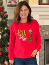 Ho Ho Holiday Sequin Sweater