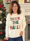 Deck the Halls Holiday Sweater – Ivory