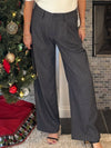 Current Air Intricately Beaded Wide Leg Trousers