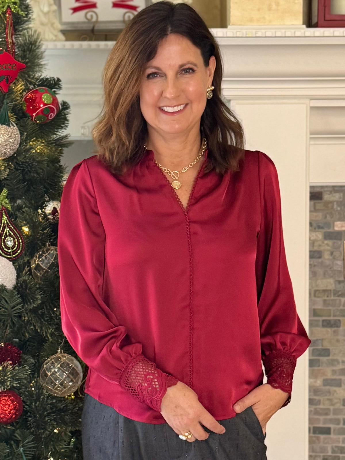 Current Air Graceful Details Blouse