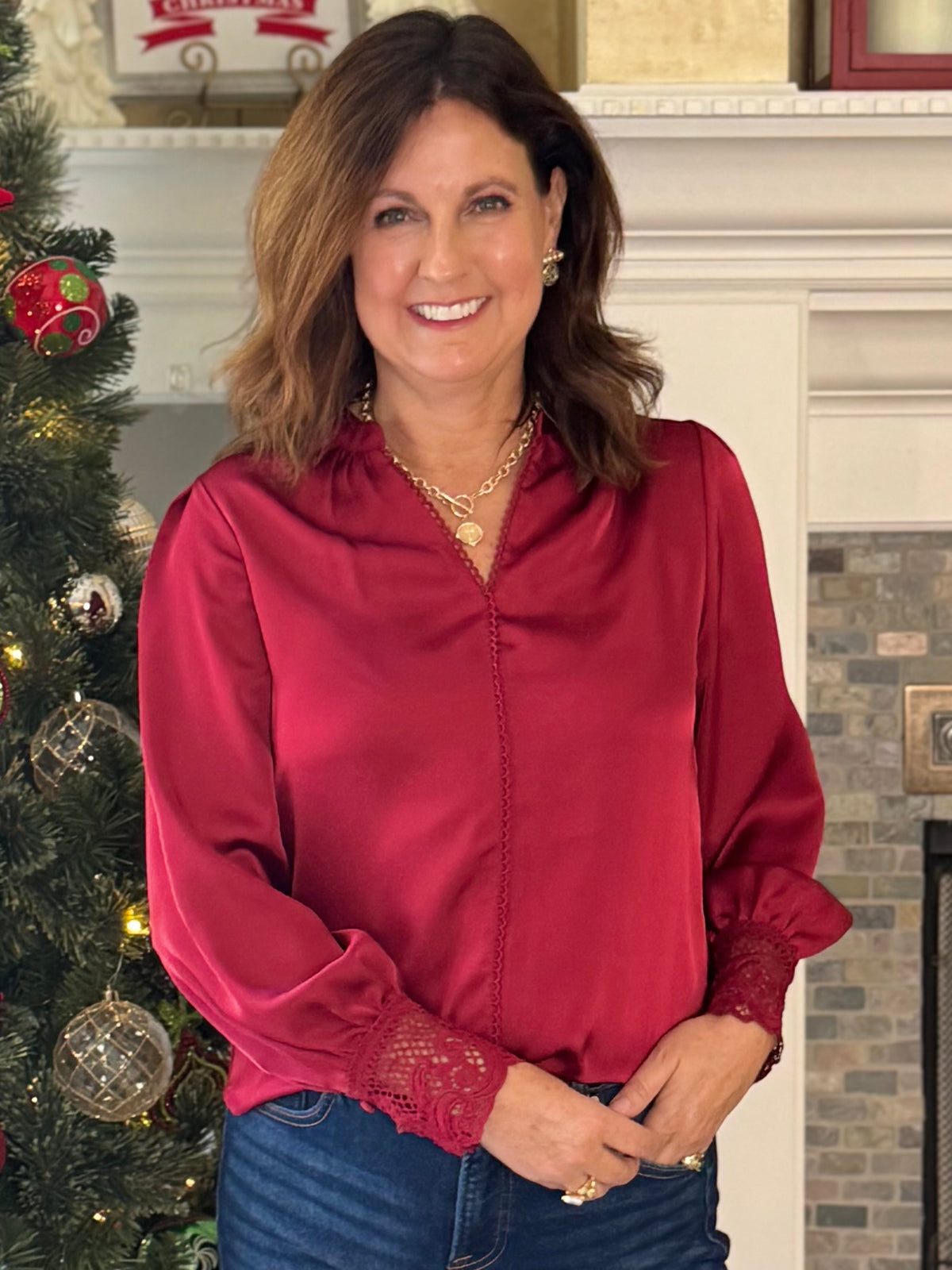 Current Air Graceful Details Blouse