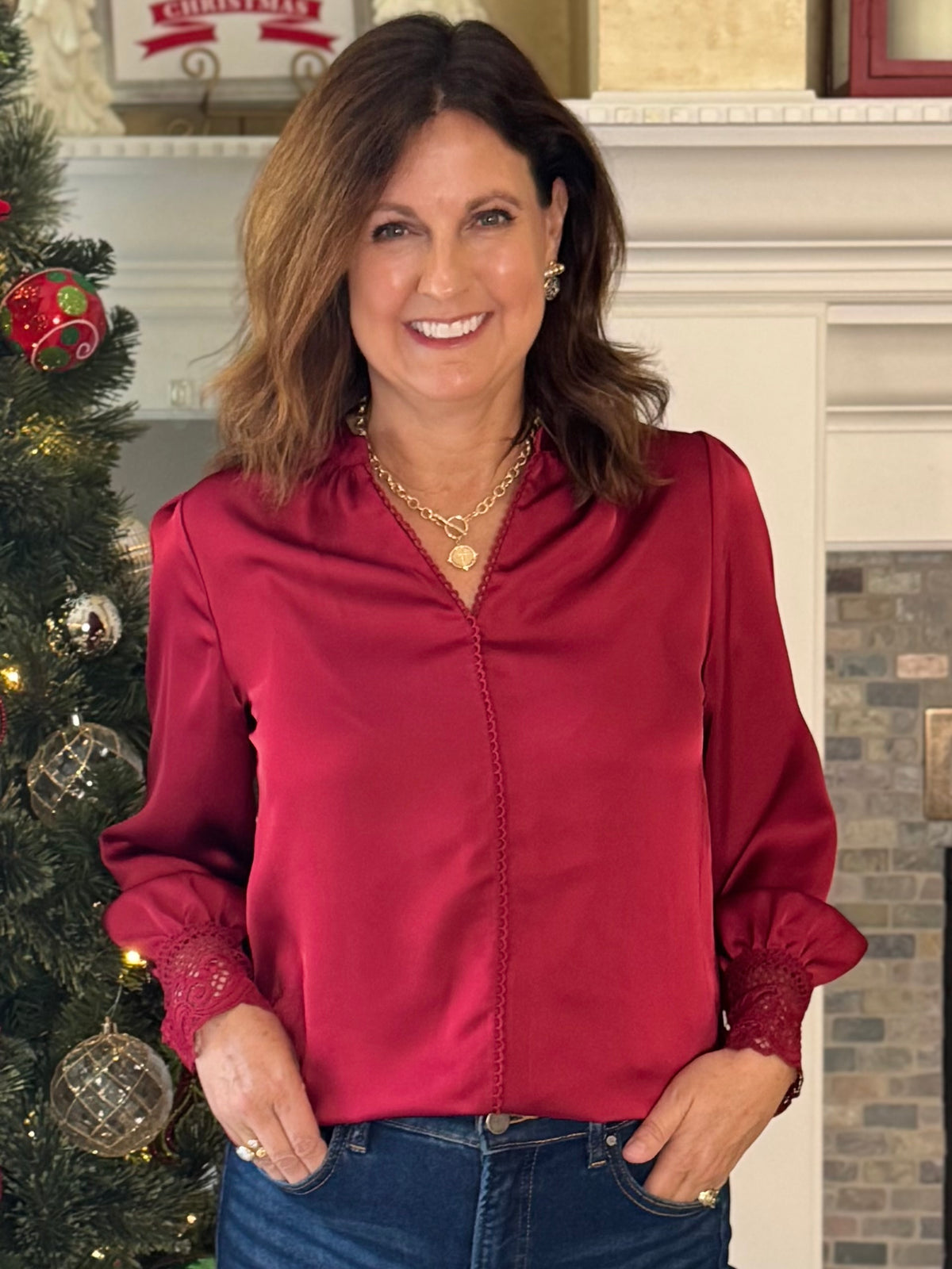 Current Air Graceful Details Blouse