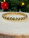Timeless Sparkle Stretch Bracelet – Silver