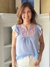 THML Summer Dreams Embroidered Top