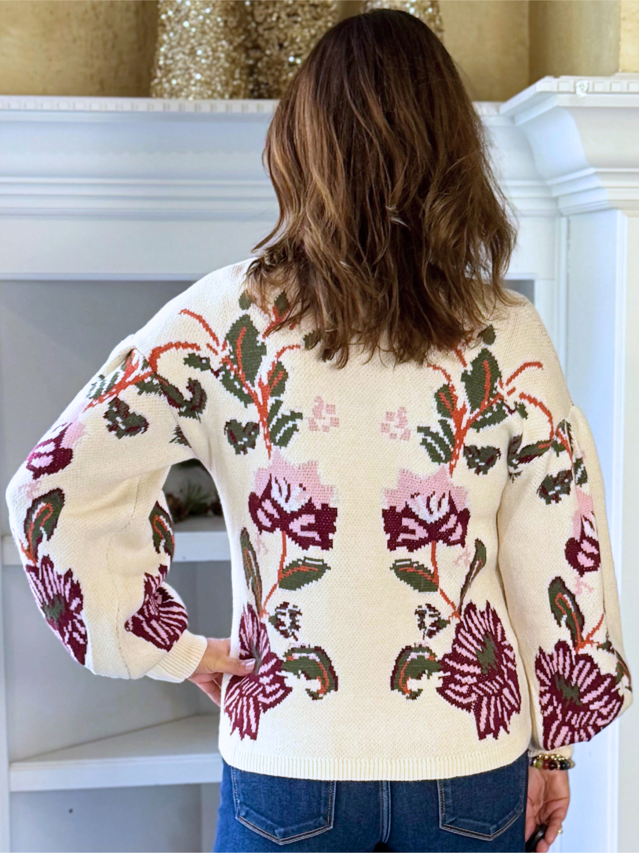 Artful Garden Sweater