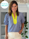 Color Pop Gingham Top