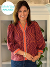 Making Waves Print Top